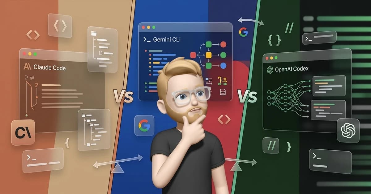 Claude Code vs. Gemini CLI vs. OpenAI Codex: Der ultimative Vergleich