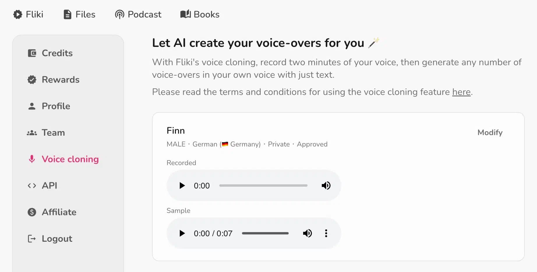 fliki-voice-cloning
