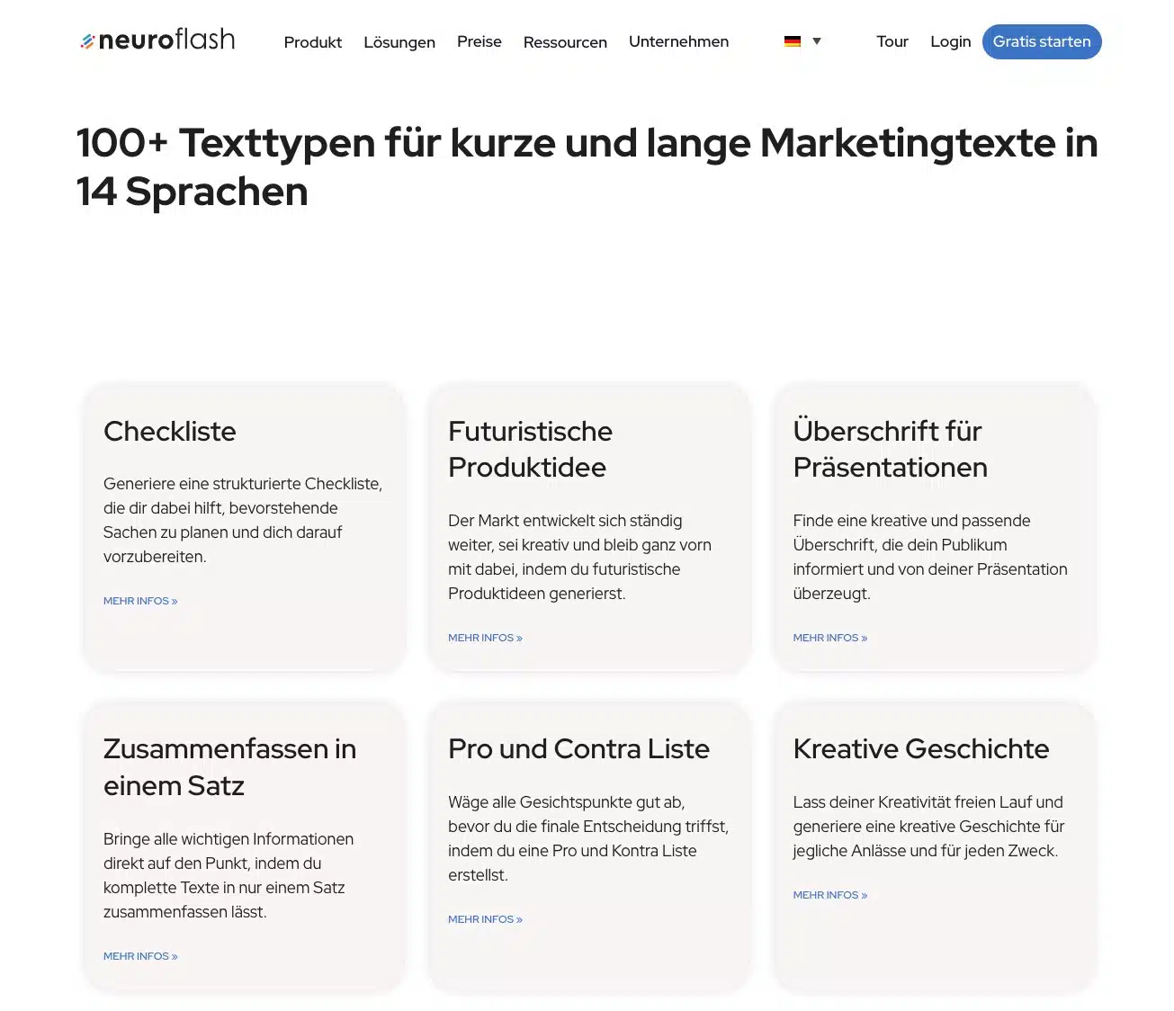 Neuroflash Templates