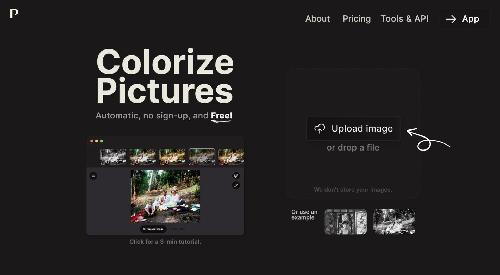 Palette.fm interface