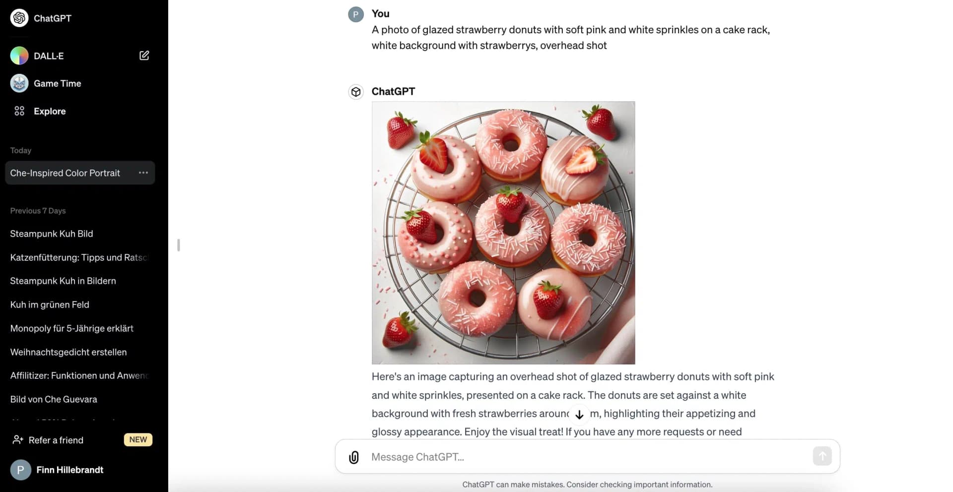 GPT Image 1.5 in ChatGPT