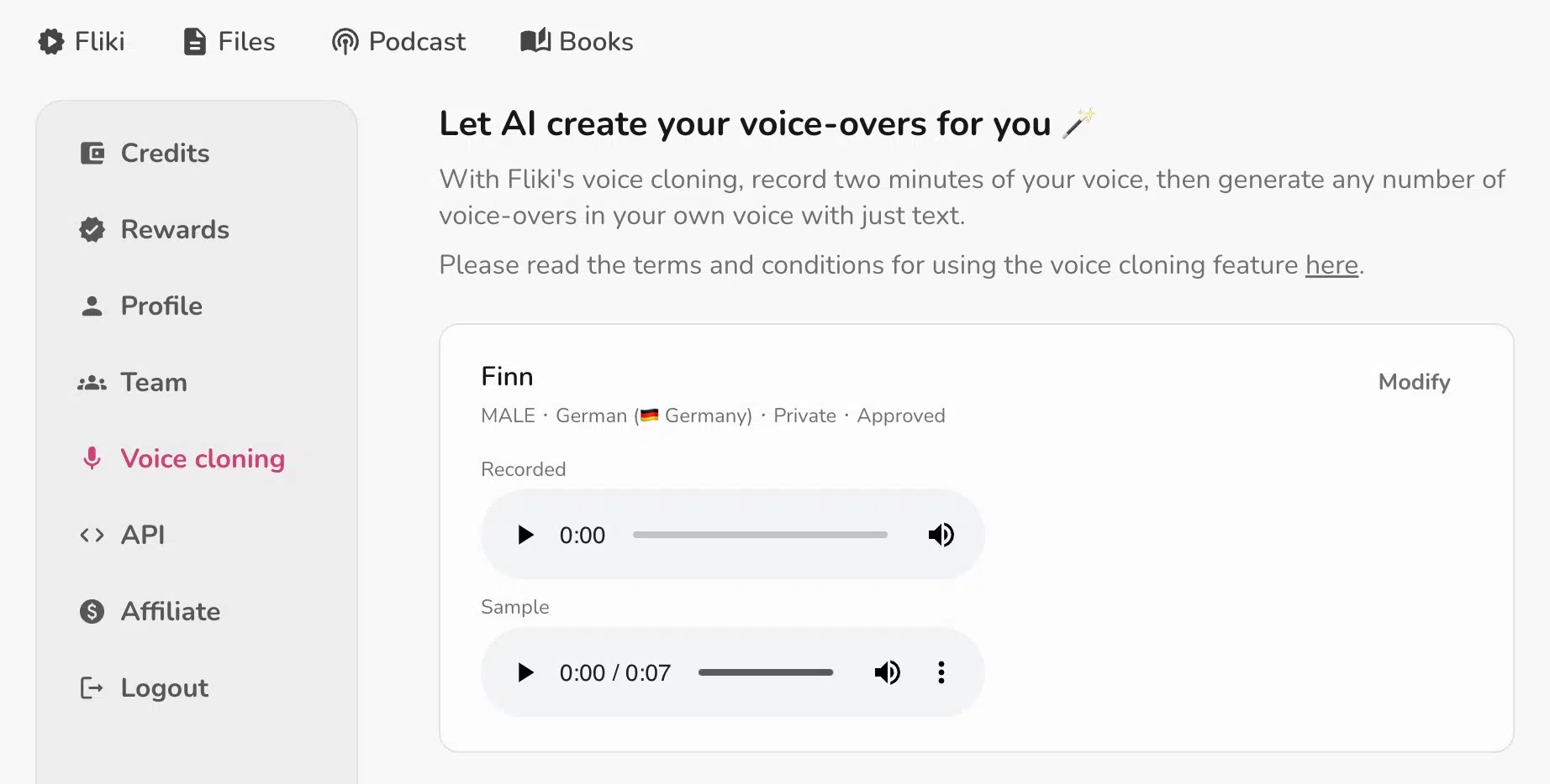 fliki-voice-cloning